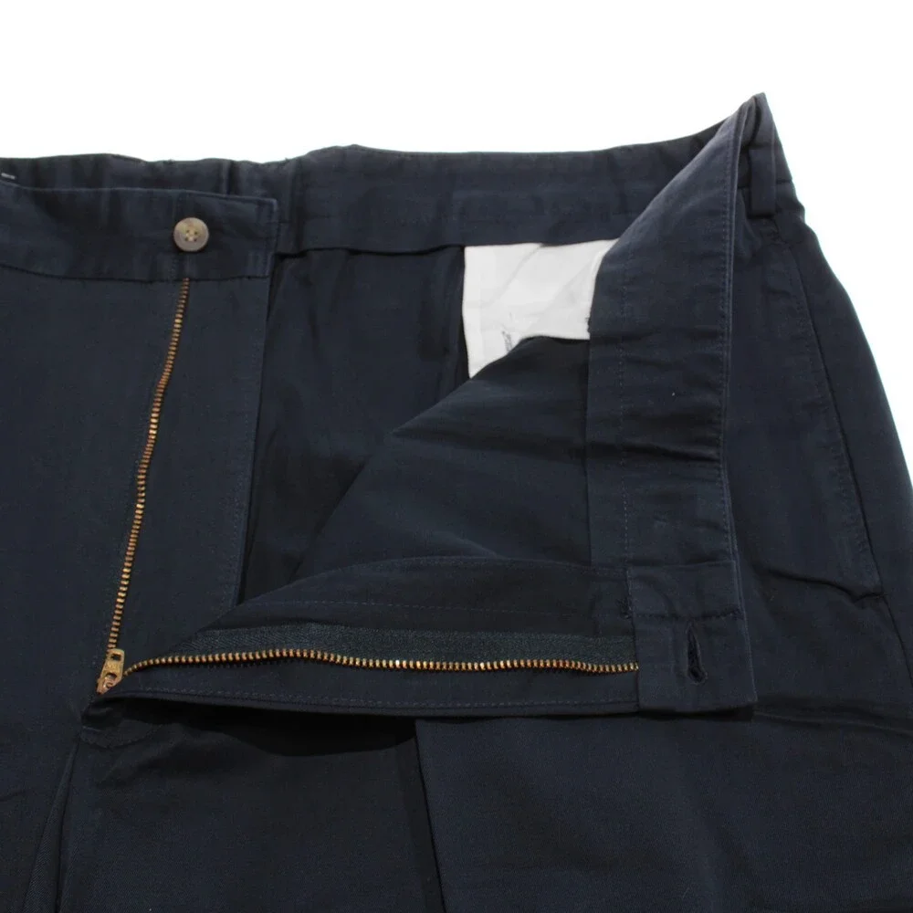 Frank's Pants NWT Chinos / Casual Pants Size 44 US in Navy Blue 100% Cotton